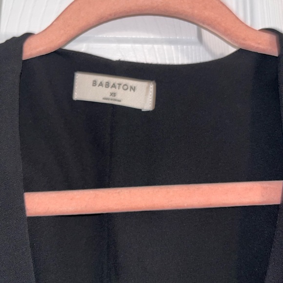 Babaton Aritzia Wrap Dress in Black size Xs - Picture 4 of 4
